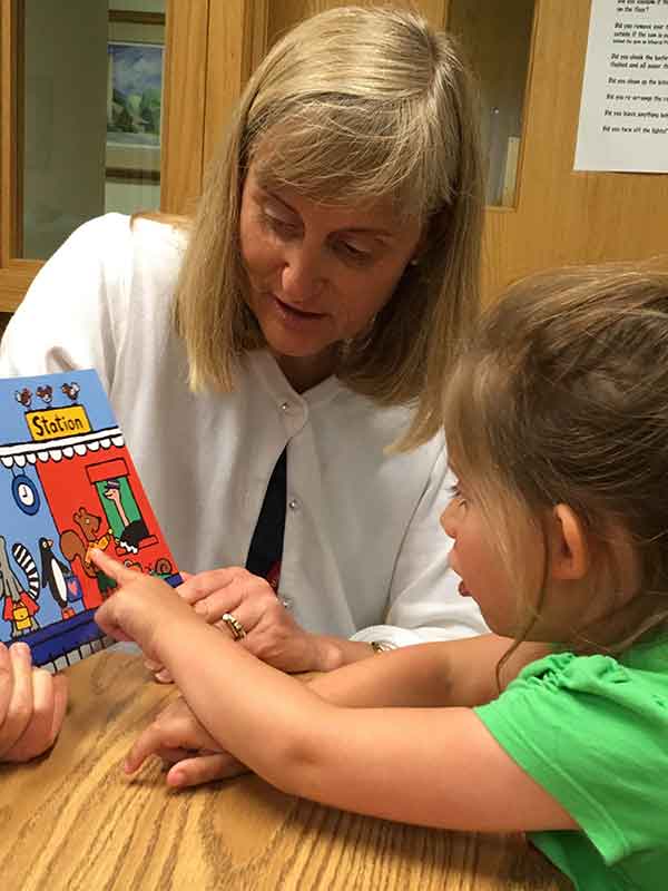 Laura and preschool child